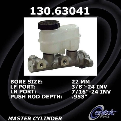 New Master Cylinder by CENTRIC PARTS - 130.63041 pa3