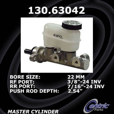 New Master Cylinder by CENTRIC PARTS - 130.63042 pa3