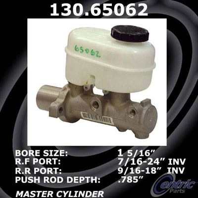 New Master Cylinder by CENTRIC PARTS - 130.65062 pa5