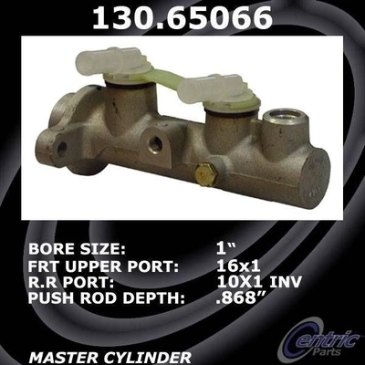 New Master Cylinder by CENTRIC PARTS - 130.65066 pa3