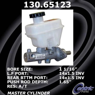 New Master Cylinder by CENTRIC PARTS - 130.65123 pa4