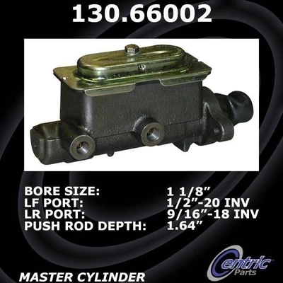 New Master Cylinder by CENTRIC PARTS - 130.66002 pa5