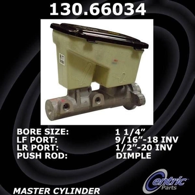 New Master Cylinder by CENTRIC PARTS - 130.66034 pa4