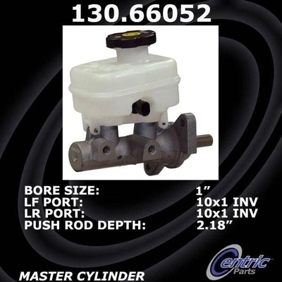 New Master Cylinder by CENTRIC PARTS - 130.66052 pa3