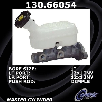 New Master Cylinder by CENTRIC PARTS - 130.66054 pa5