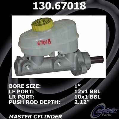 Maître-cylindre neuf by CENTRIC PARTS - 130.67018 pa2