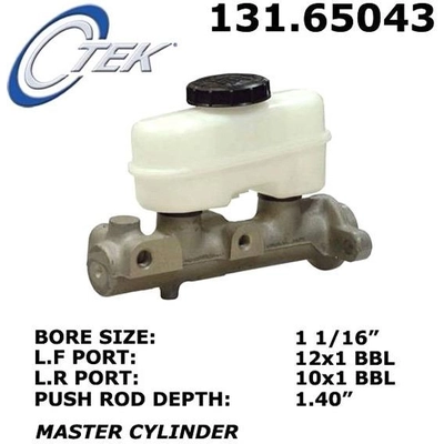 Maître-cylindre neuf by CENTRIC PARTS - 131.65043 pa9