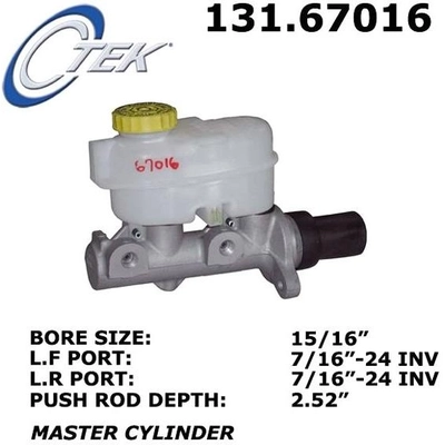 Ma�tre-cylindre neuf by CENTRIC PARTS - 131.67016 pa8