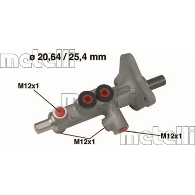 New Master Cylinder by METELLI SPA - 05-0628 pa2