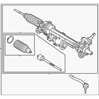 New Steering Gear by MOTORCRAFT - STE1009 pa1