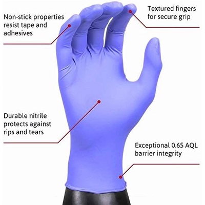 Gants en nitrile by MICROFLEX - SU690L pa8