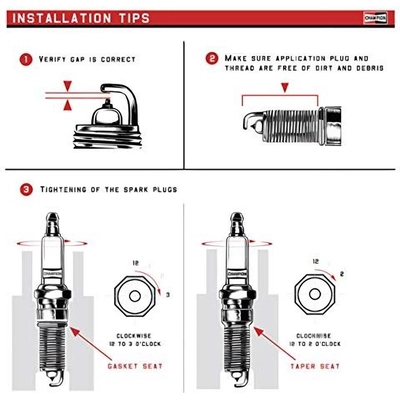 Bougie en cuivre r�sistant (Pack of 24) by CHAMPION SPARK PLUG - 841S pa7