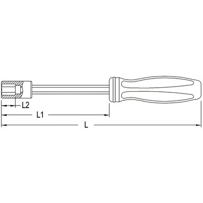 GENIUS - 594724 - 3/8″ Hex Nut Driver 180mmL (Pack of 10) pa2