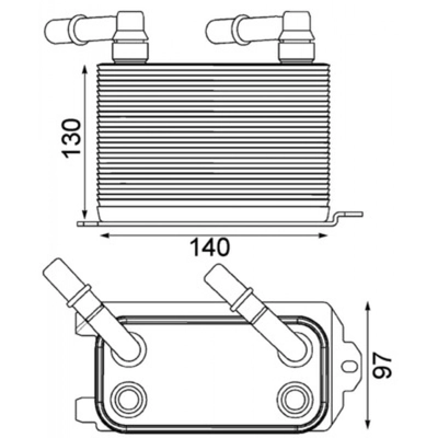 MAHLE ORIGINAL - CLC228-000P - Automatic Transmission Oil Cooler pa1