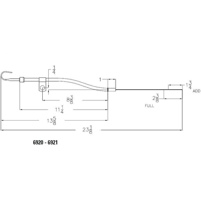 MR. GASKET - 6920 - Jauge d'huile pa4