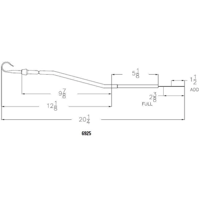 Oil Dipstick by MR. GASKET - 6925 pa8