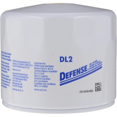 DEFENSE - DL2 - Engine Oil Filter pa2