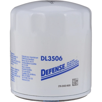 DEFENSE - DL3506 - Engine Oil Filter pa2