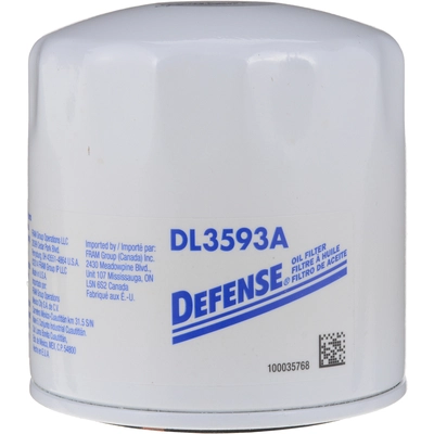 DEFENSE - DL3593A - Oil Filter pa2