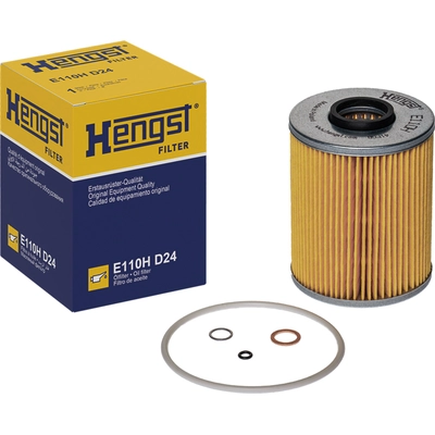 HENGST FILTER - E110H-D24 - Oil Filter Insert With Gasket Set pa3