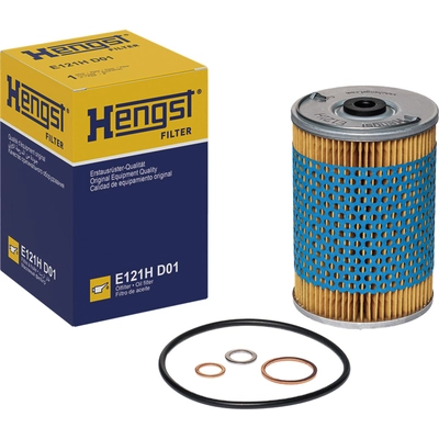 HENGST FILTER - E121H-D01 - Oil Filter Insert With Gasket Set pa3