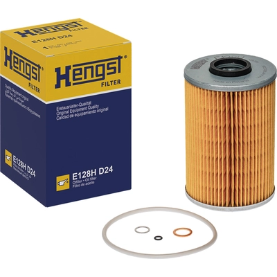 HENGST FILTER - E128H-D24 - Oil Filter Insert With Gasket Set pa3