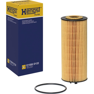 HENGST FILTER - E155H-D122 - Oil Filter Insert With Gasket Set pa3