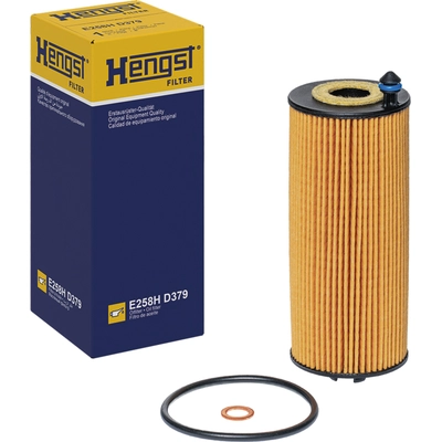 HENGST FILTER - E258H-D379 - Oil Filter Insert With Gasket Set pa3