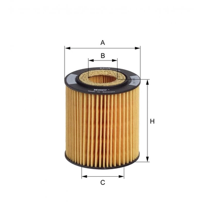 HENGST FILTER - E31H-D93 - Filtre à l'huile Insert With Gasket Set pa2