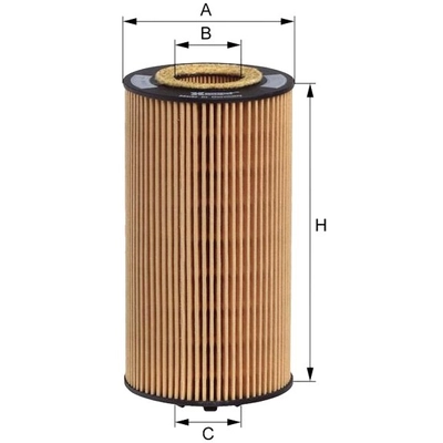 HENGST FILTER - E355H01D109 - Filtre à l'huile Insert With Gasket Set pa2