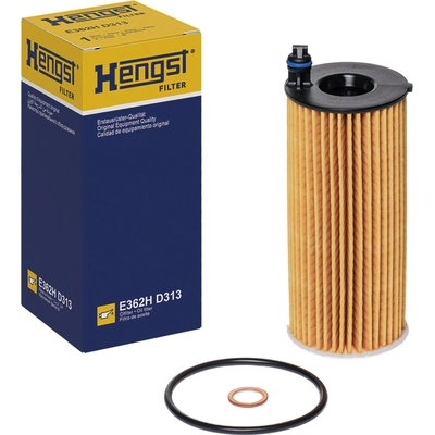 HENGST FILTER - E362H-D313 - Oil Filter Insert With Gasket Set pa3