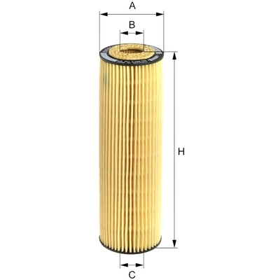 HENGST FILTER - E38H-D106 - Oil Filter Insert With Gasket Set pa2