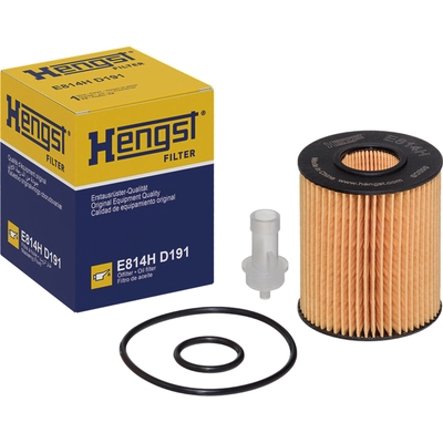HENGST FILTER - E814H-D191 - Oil Filter Insert With Gasket Set pa4