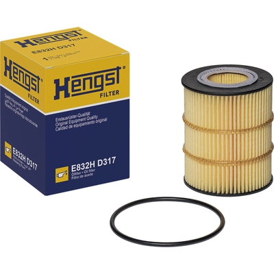 HENGST FILTER - E832H-D317 - Oil Filter Insert With Gasket Set pa3