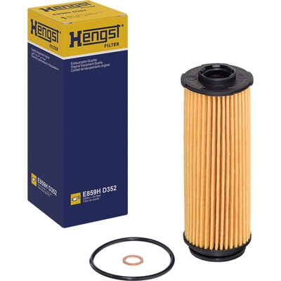 HENGST FILTER - E859H-D352 - Oil Filter Insert With Gasket Set pa3