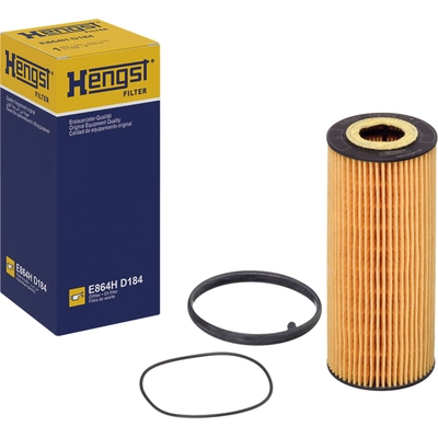 HENGST FILTER - E864H-D184 - Oil Filter Insert With Gasket Set pa3