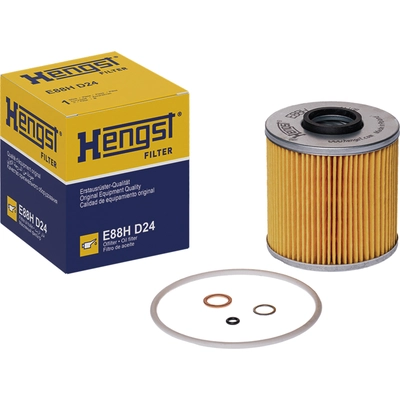 HENGST FILTER - E88H-D24 - Oil Filter Insert With Gasket Set pa3