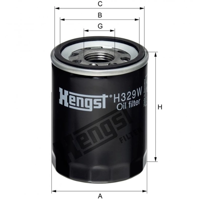 HENGST FILTER - H329W - Oil Spin-On Filter pa1