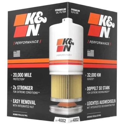 Oil Filter by K & N ENGINEERING - HP4002 pa6