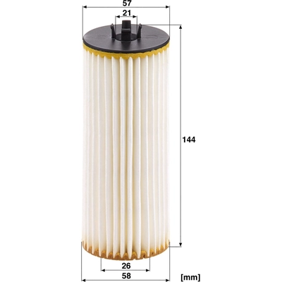 MANN-FILTER - HU6008/1Z - Engine Oil Filter pa4