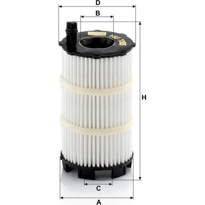 MANN-FILTER - HU7005X - Oil Filter pa2