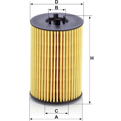 MANN-FILTER - HU7020Z - Filtre à l'huile pa2