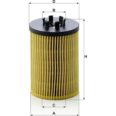 MANN-FILTER - HU715/5X - Oil Filter pa7