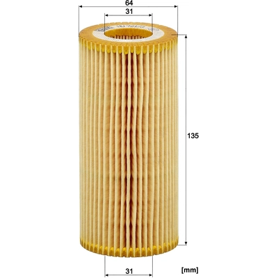 MANN-FILTER - HU721/3X - Oil Filter pa6