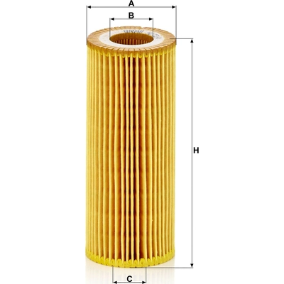 MANN-FILTER - HU721/4X - Oil Filter pa5