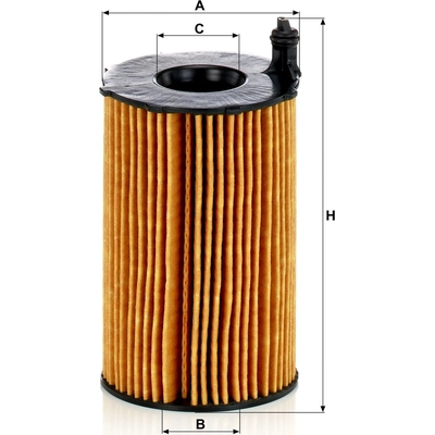 MANN-FILTER - HU8005Z - Oil Filter pa5