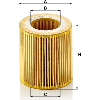 MANN-FILTER - HU816Z-KIT - Oil Filter pa5