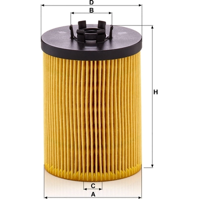 MANN-FILTER - HU823X - Oil Filter pa6
