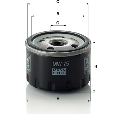 MANN-FILTER - MW75 - Oil Filter pa2