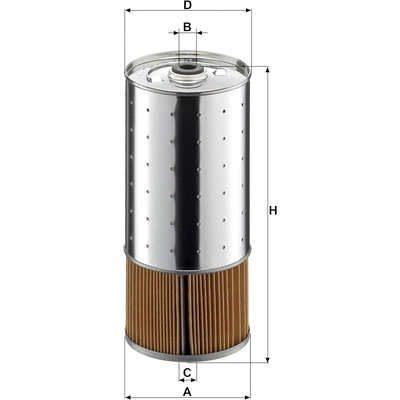 MANN-FILTER - PF1055/1X - Oil Filter pa12